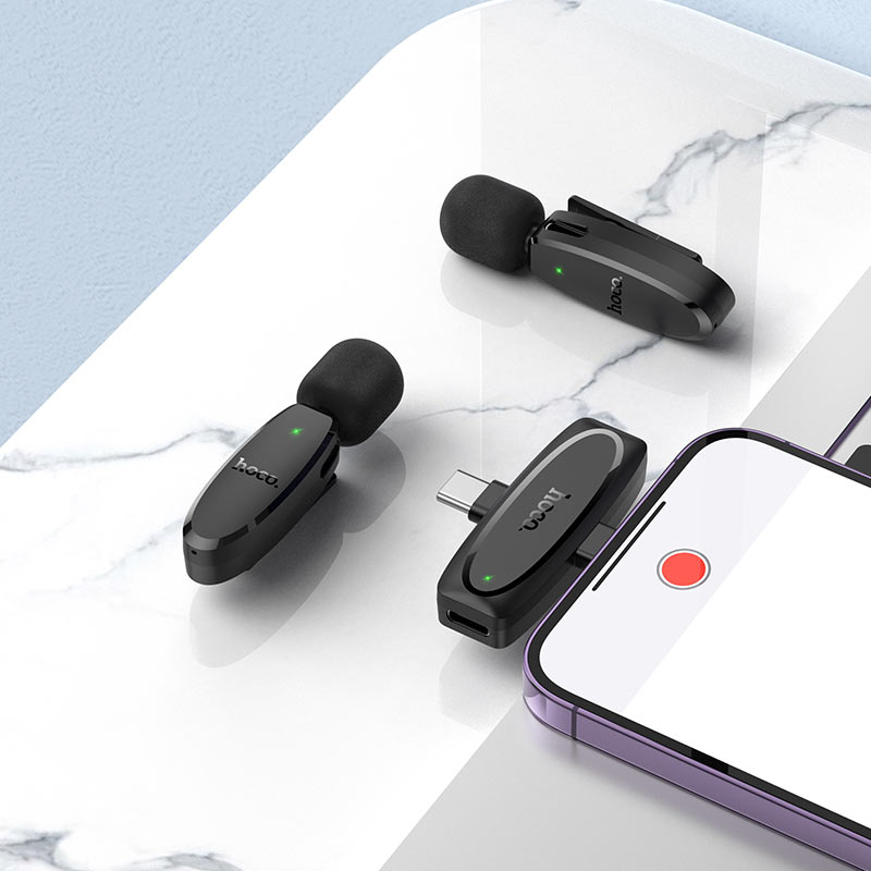 HOCO Wireless microphones “L15 Crystal” iP+Type-C .