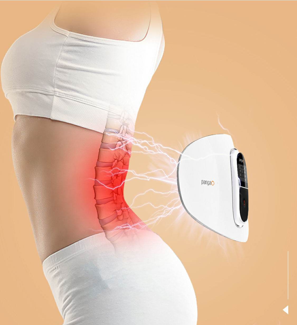 Advanced Lumbar Relief Massager for Lower Back Pain